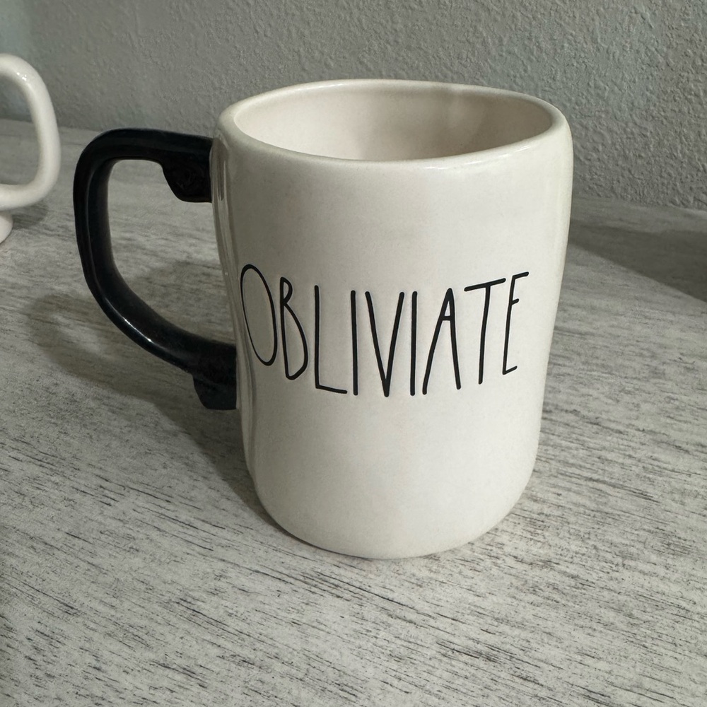 Harry Potter Rae Dunn Obliviate Mug